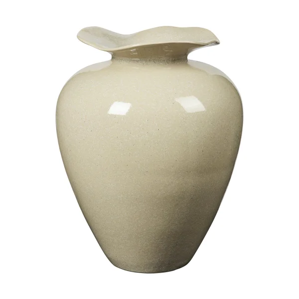 Broste Copenhagen Vase Florentina L 44 cm Beige