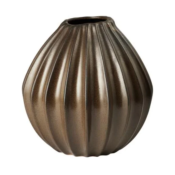 Broste Copenhagen Vase large L 30 cm. Brun