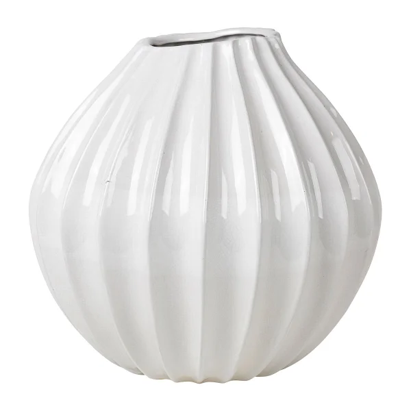 Broste Copenhagen Wide vase ivoire 40 cm