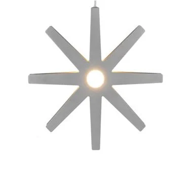 Bsweden Etoile de l'avent Fling argent Ø33 cm