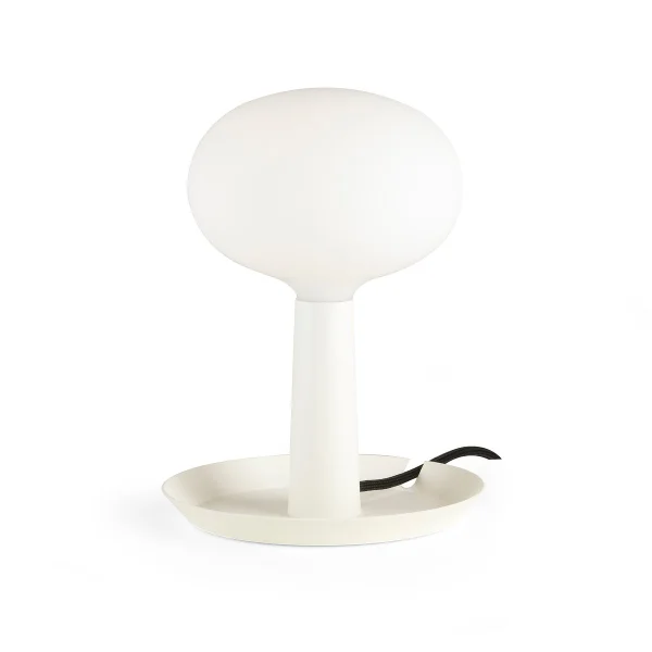 Bsweden Lampe de table Tray blanc