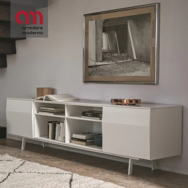 Buffet Amsterdam Bontempi Casa avec compartiment central ouvert