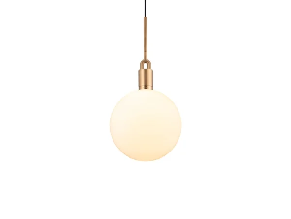 Buster+Punch - Forked Globe Suspension Dim. Large Opal/Brass