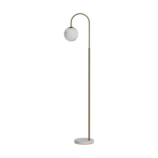 By Rydéns Lampadaire Bellagio 163 cm Laiton-blanc