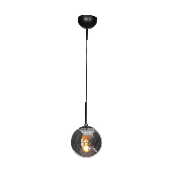 By Rydéns Lampe à suspension Boyle Ø18 cm Gris fumé
