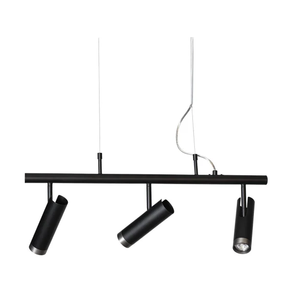 By Rydéns Lampe à suspension Puls Bar 80 cm Noir mat