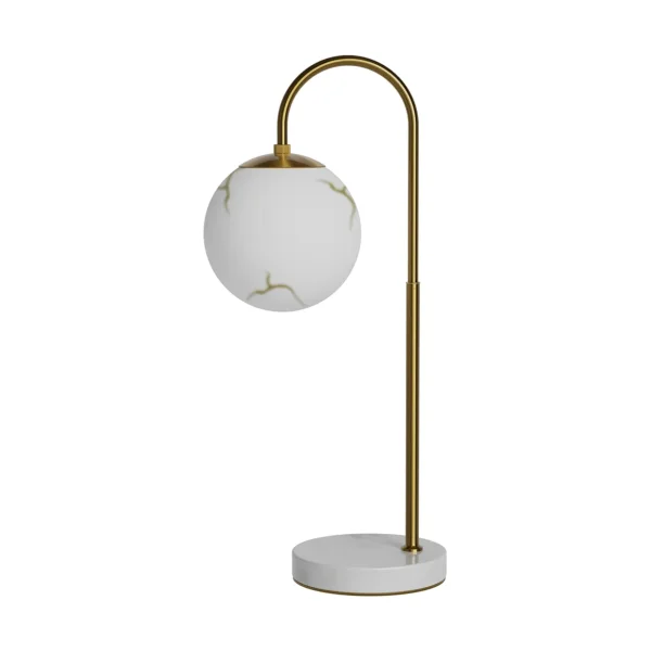By Rydéns Lampe de table Bellagio 60 cm Laiton-blanc
