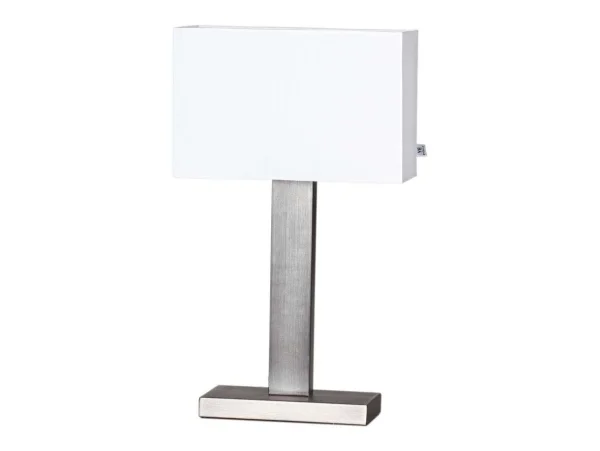 By Rydéns - Prime Lampe de Table H47 Brushed Steel/White