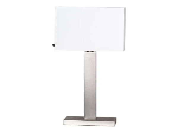 By Rydéns - Prime Lampe de Table H69 Brushed Steel/White