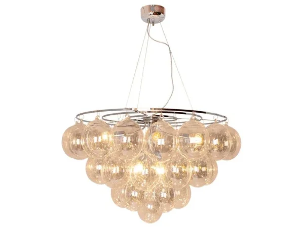 By Rydéns - Suspension Gross Giant, ambre, Ø 100 cm, verre