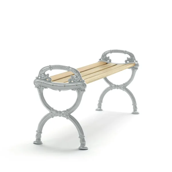 Byarums bruk Banc Byarum Imprégnation de pin, cadre en aluminium brut