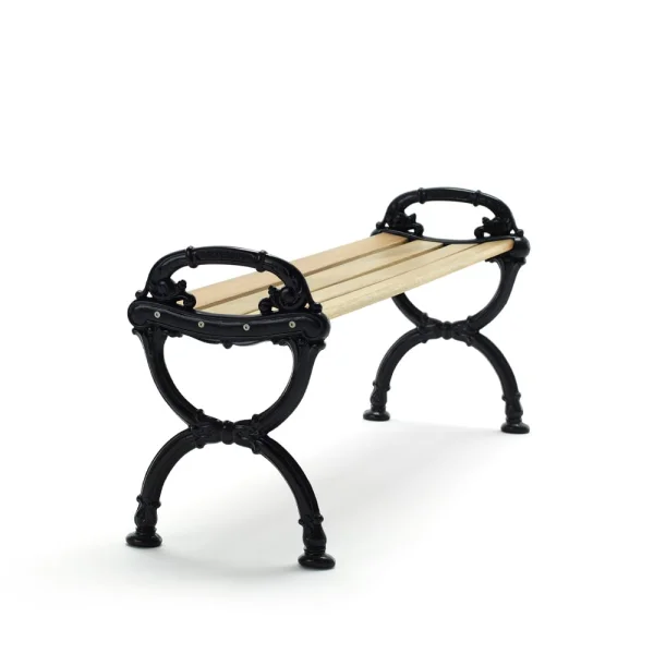 Byarums bruk Banc Byarum Imprégnation de pin, support noir