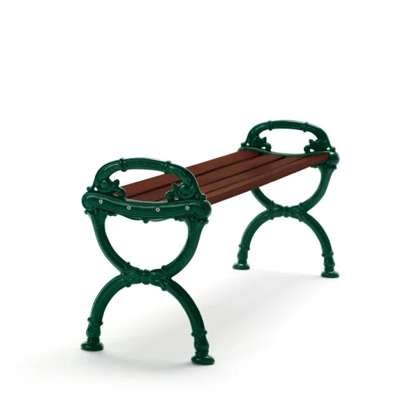 Byarums bruk Banc Byarum Pin brun lasure, support vert