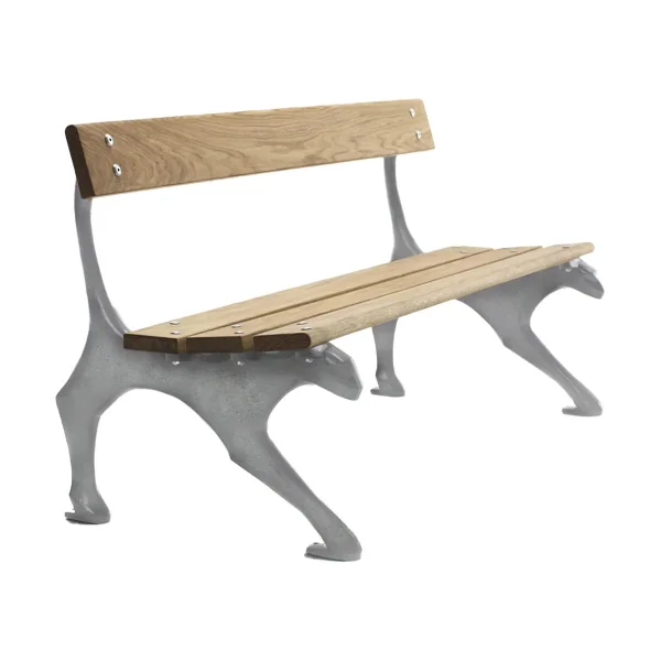 Byarums bruk Banc Kattsoffa Chêne huilé–aluminium brut