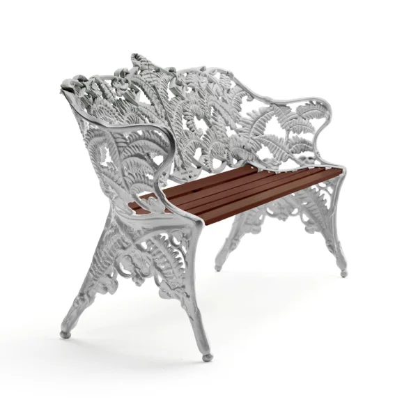 Byarums bruk Canapé Classic Huile de acajou, support en aluminium brut