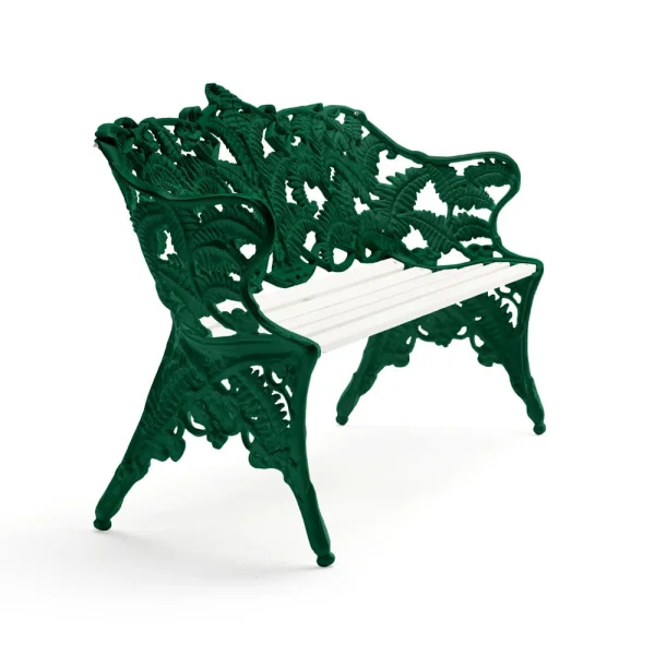 Byarums bruk Canapé Classic Pin blanc laqué, support vert
