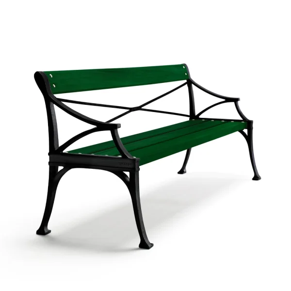 Byarums bruk Canapé Lessebo Vert, support noir