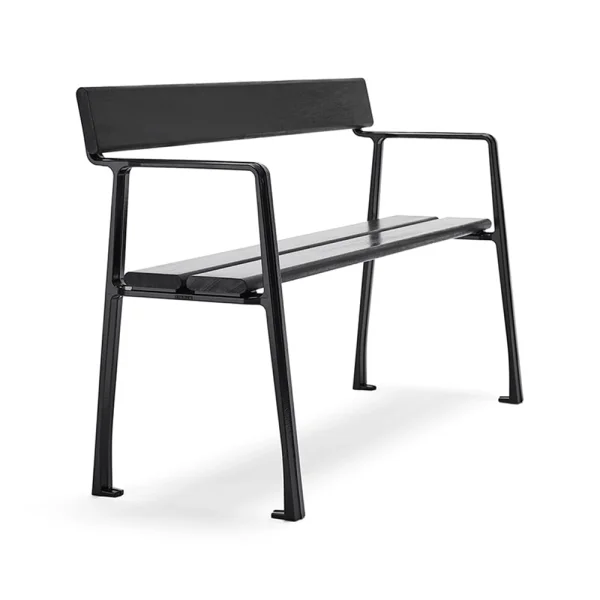 Byarums bruk Canapé Piccolo Lasure acajou noir, support noir
