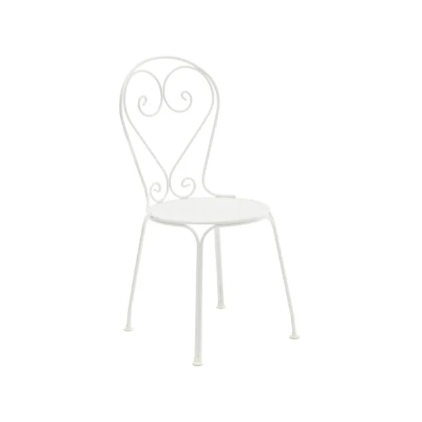 Byarums bruk Chaise Classic No.1 Blanc, assise en tôle