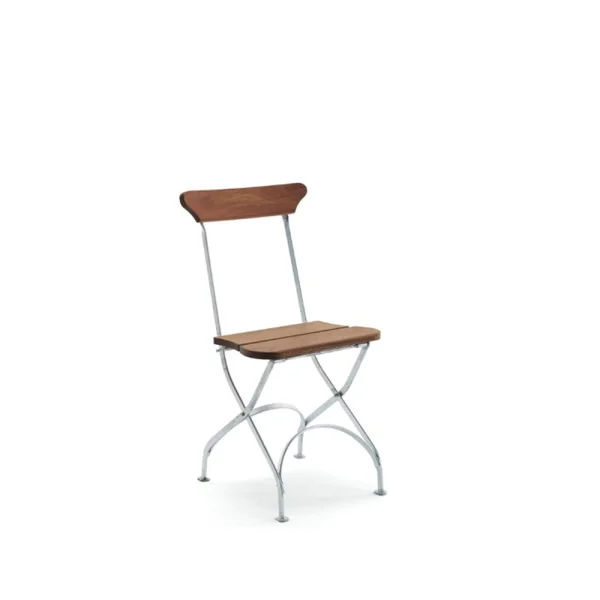 Byarums bruk Chaise Classic No.2 Huile de acajou, support galvanisé à chaud