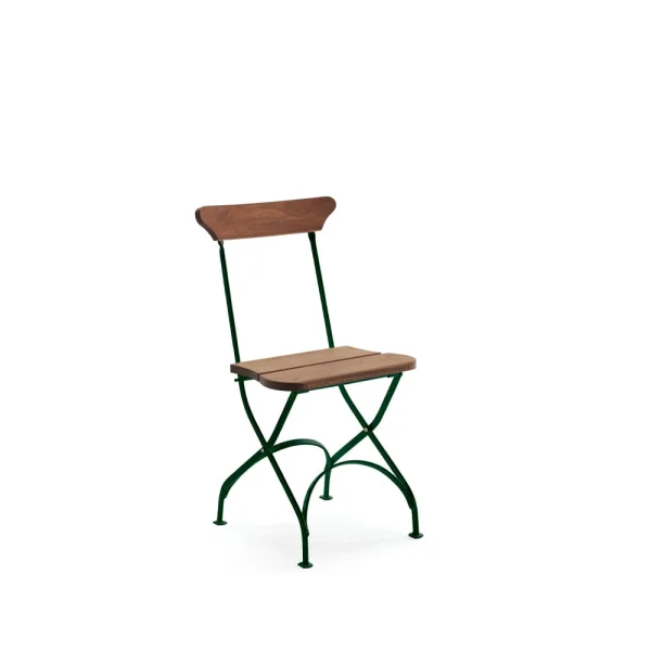 Byarums bruk Chaise Classic No.2 Huile de acajou, support vert