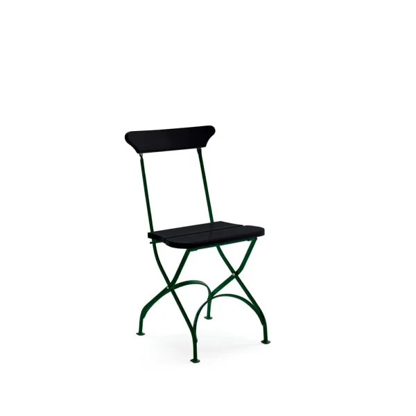 Byarums bruk Chaise Classic No.2 Noir, support vert