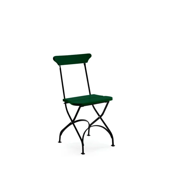 Byarums bruk Chaise Classic No.2 Vert, support noir