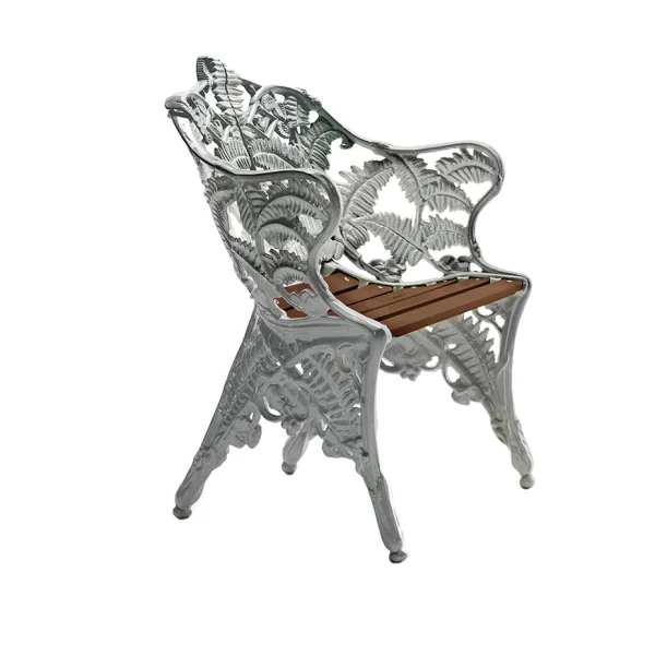 Byarums bruk Fauteuil Classic Aluminium-acajou huilé