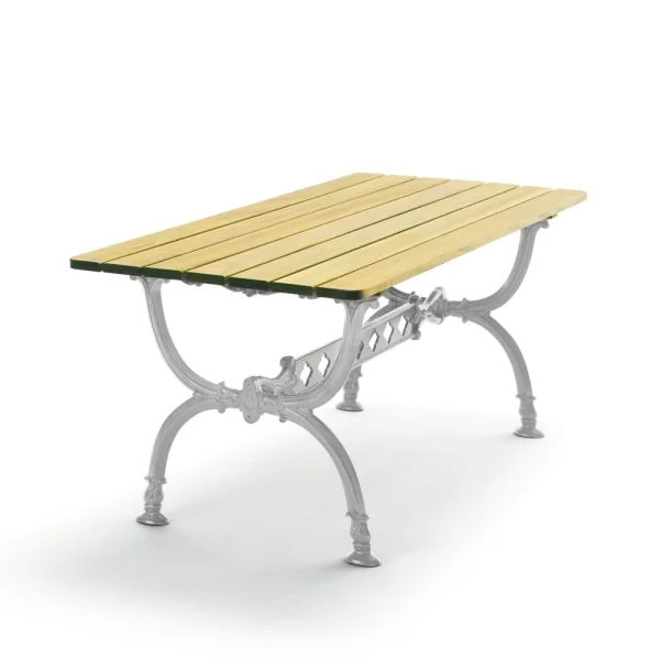 Byarums bruk Table Byarum 142x72 cm Imprégnation de pin, structure en aluminium brut