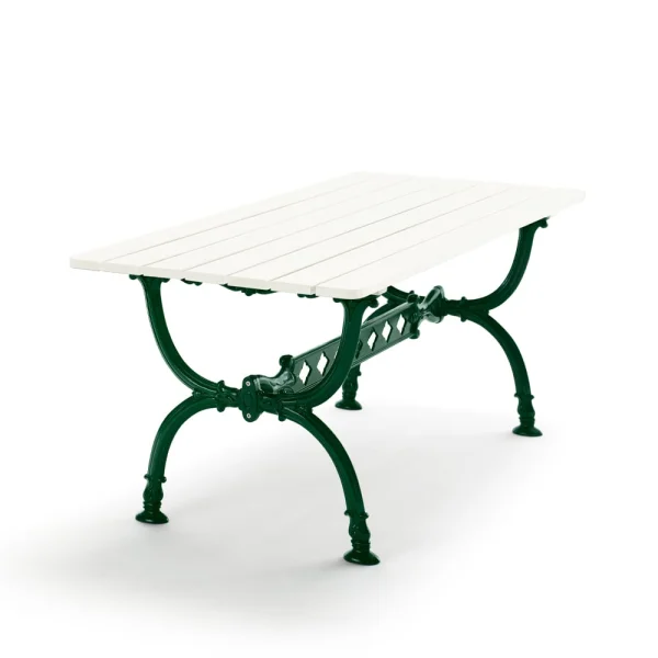 Byarums bruk Table Byarum 142x72 cm Pin laqué blanc, support vert