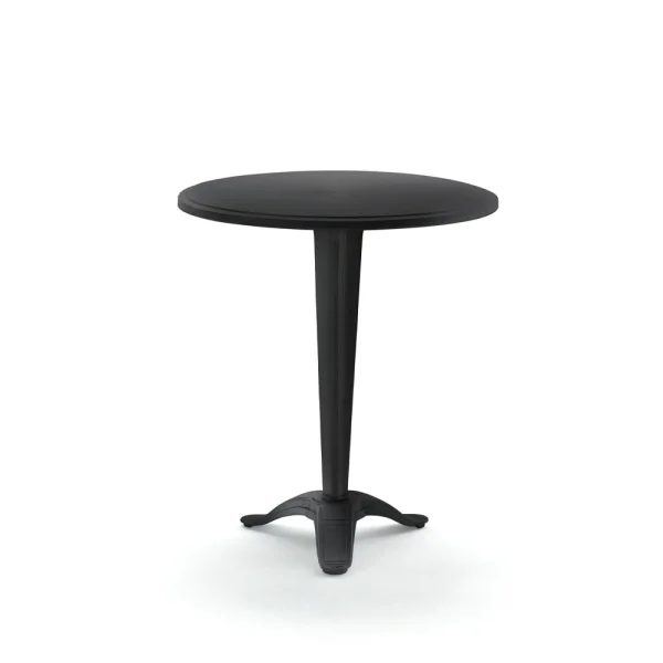 Byarums bruk Table de café Calais Noir, support noir, petit pied
