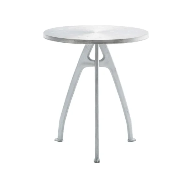Byarums bruk Table de café Odd Aluminium, support en aluminium brut, boucle