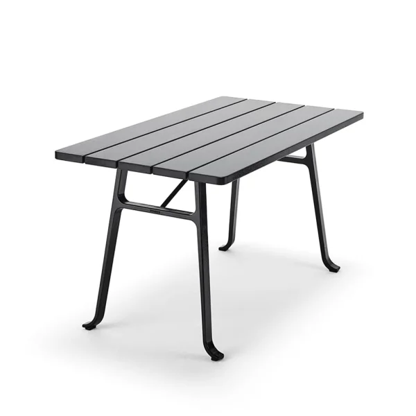 Byarums bruk Table Seriff Lasure acajou noir, support noir
