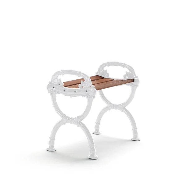 Byarums bruk Tabouret Byarum Acajou, support blanc