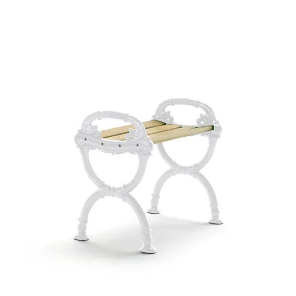 Byarums bruk Tabouret Byarum Imprégnation de pin, support blanc