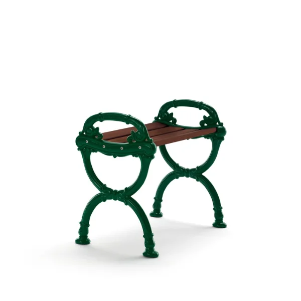 Byarums bruk Tabouret Byarum Pin brun lasure, support vert