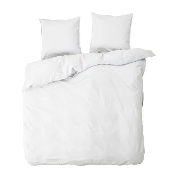 byNORD Housse de couette et taie d'oreiller Ingrid 220x220 cm Snow