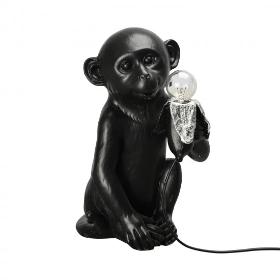 Byon Lampe de table Banana Monkey Noir