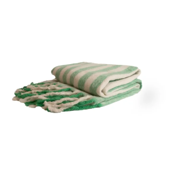 Byon Plaid Edien 125x150 cm Vert/blanc