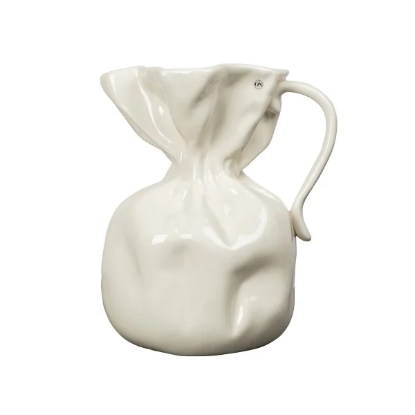 Byon Vase Crumple Blanc