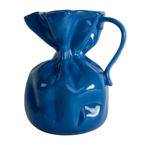 Byon Vase Crumple Bleu