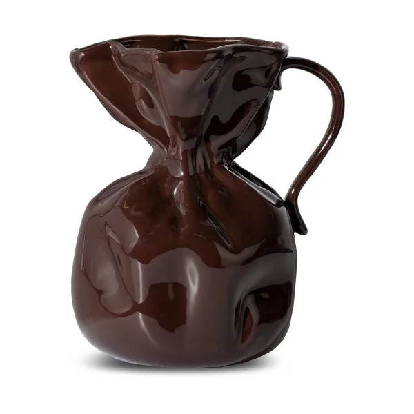 Byon Vase Crumple Marron