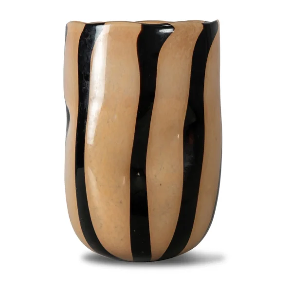 Byon Vase Curt 30 cm Noir-beige