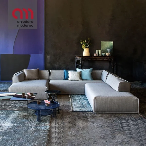 Canapé M.a.s.s.a.s. Moroso angulaire avec chaise longue