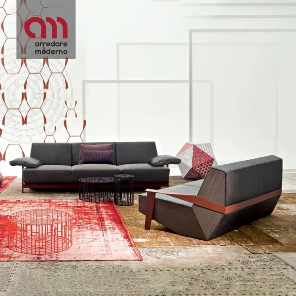 Canapé Silver Lake Moroso 2 et 3 places linéaires