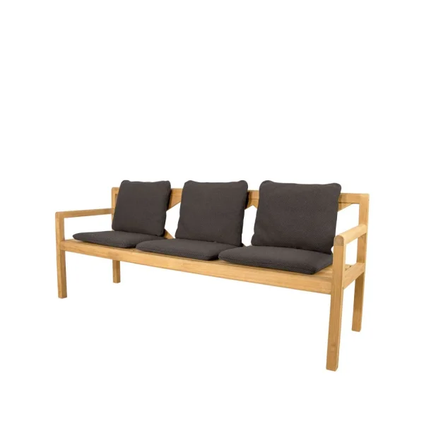 Cane-line Banc Grace 3 places Dark grey, teak