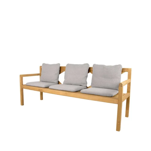 Cane-line Banc Grace 3 places Light grey, teak