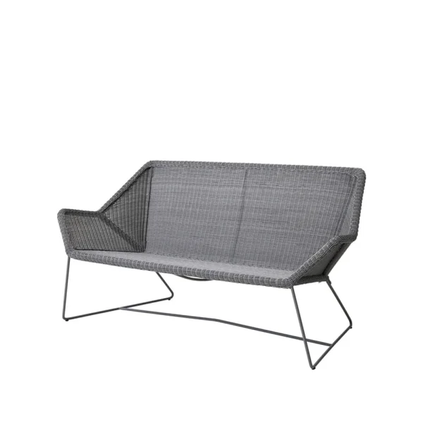 Cane-line Canapé Breeze weave 2 places Light grey