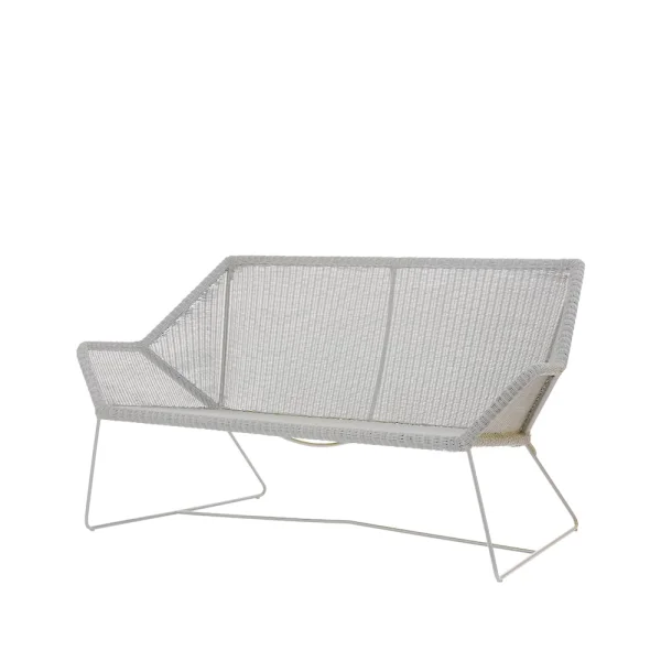 Cane-line Canapé Breeze weave 2 places White grey