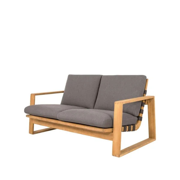 Cane-line Canapé Endless Soft 2 places, teak Cane-Line AirTouch grey